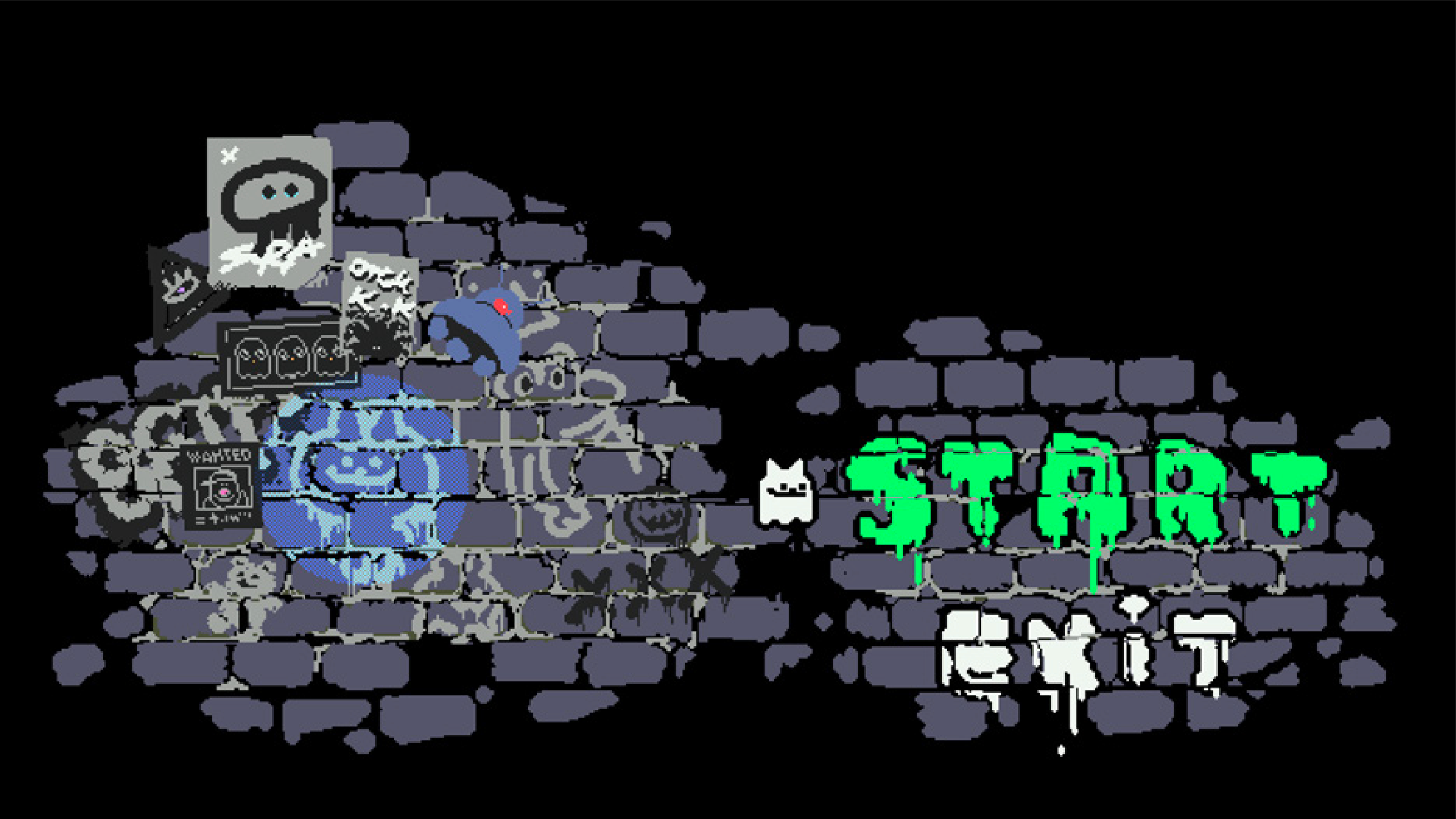 Start Exit 像素游戏画面